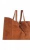 Bőr táska shopper bag Vera Pelle barna 601